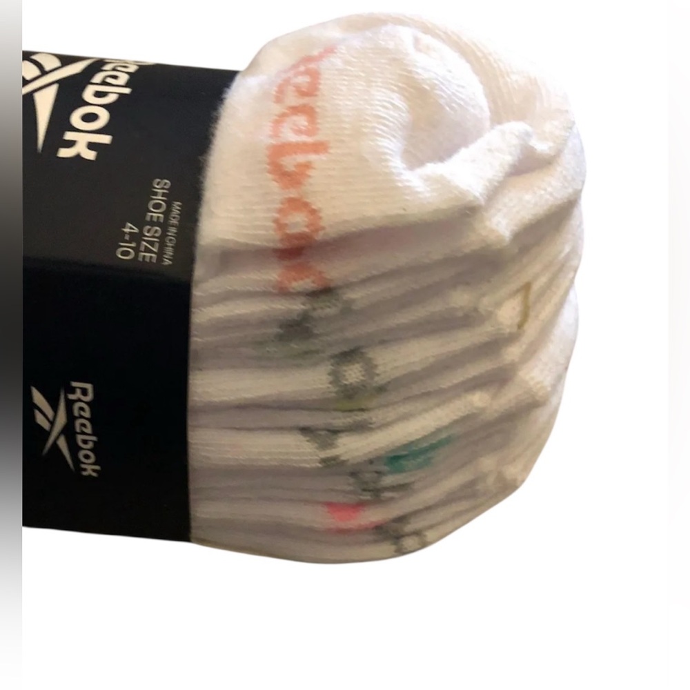 Reebok Ladies Feather Weight Low Cut Performance Socks 10 Pack Size 4-10 - Picture 2 of 5